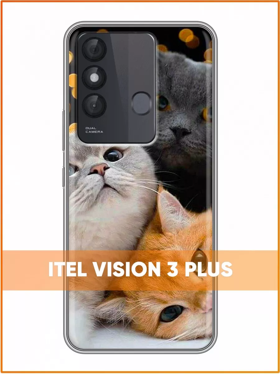 Чехол на Itel Vision 3 Plus/Ител Визион 3 Плюс Case Face 162238143 купить в  интернет-магазине Wildberries