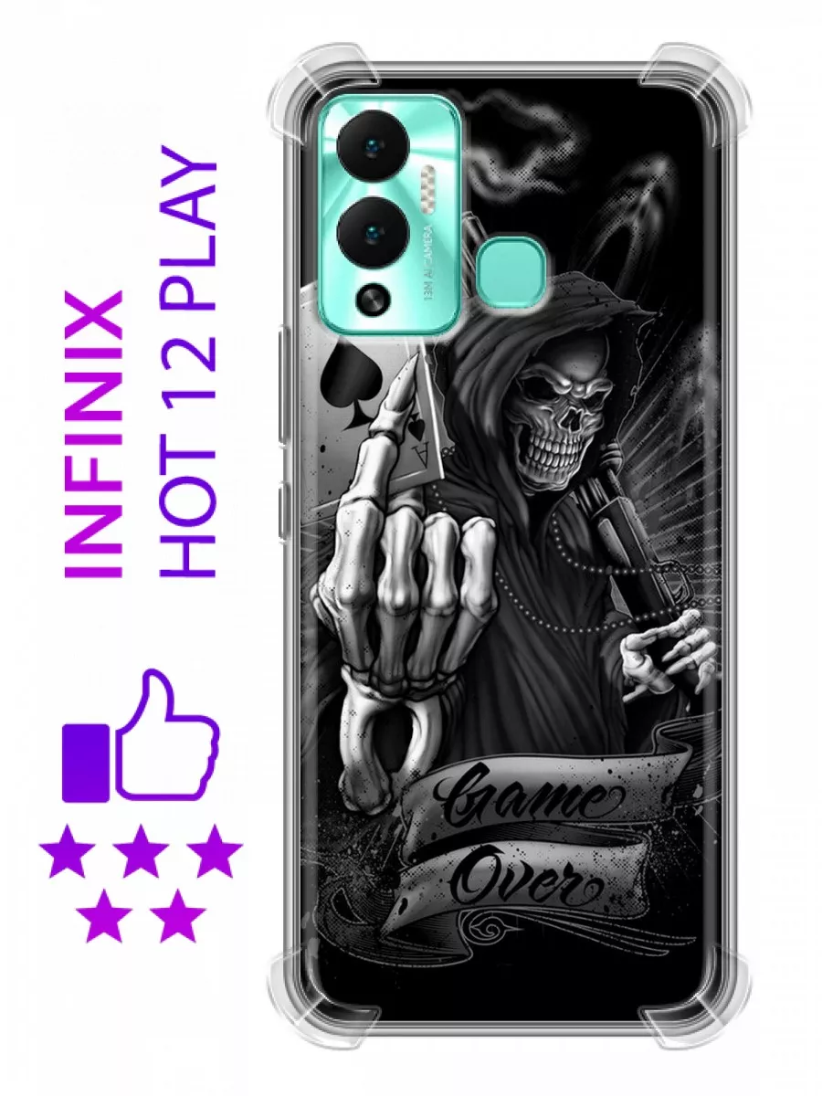 Противоударный чехол на Infinix Hot 12 Play Infinix 162241960 купить за 189  ₽ в интернет-магазине Wildberries