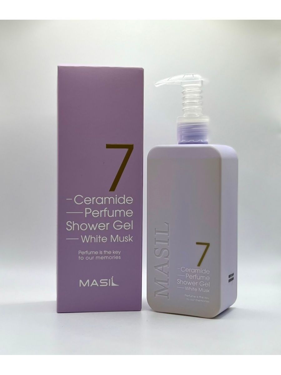 Masil 7 Ceramide Perfume Shower Gel White Musk.