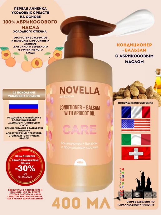 POINT. Novella Abrikosova Кондиционер + Бальзам, вариант