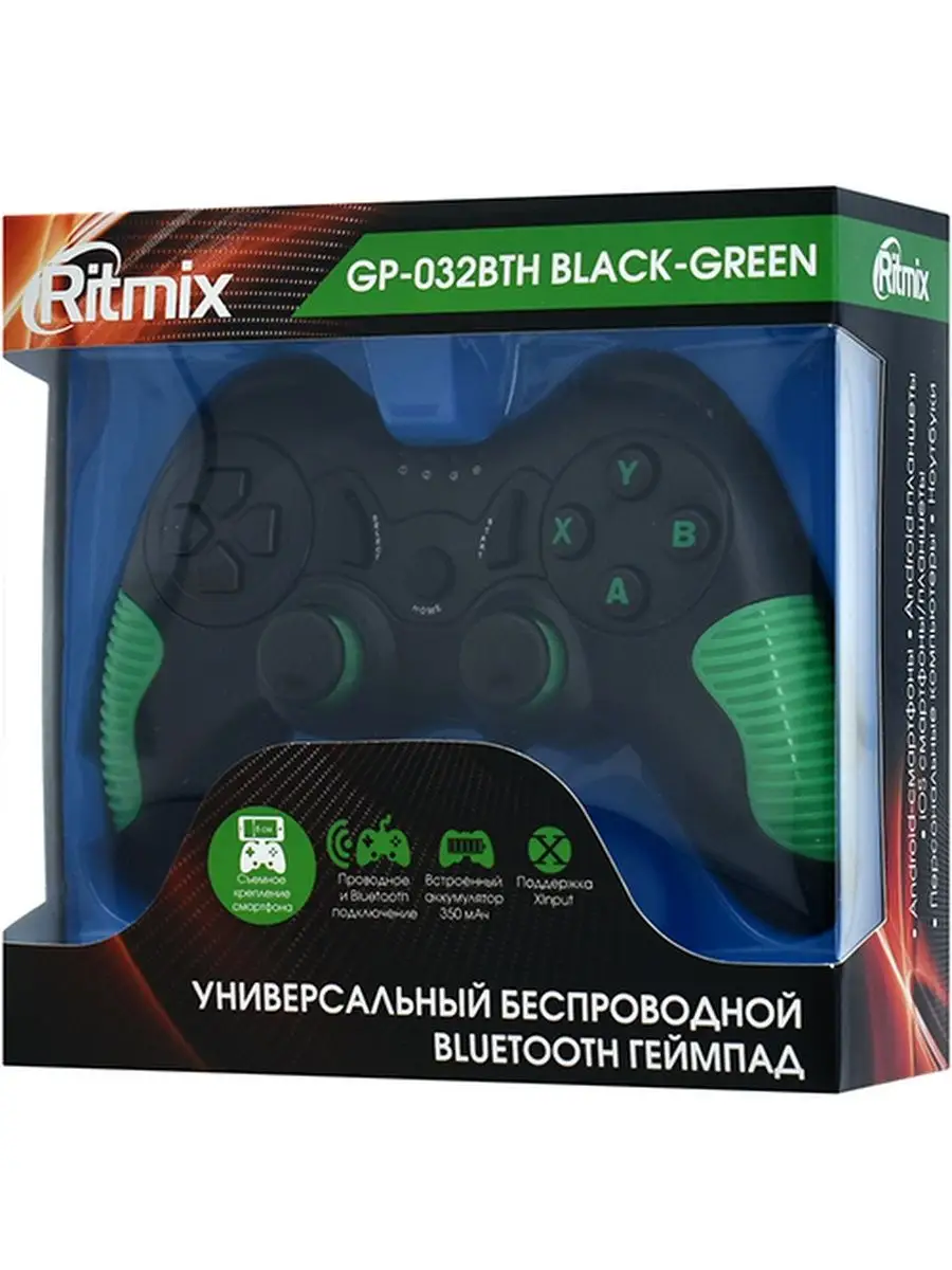 Ritmix GP-032BTH Joystick gamepad, Android/iOS/PC Ritmix 162309147 купить  за 1 750 ₽ в интернет-магазине Wildberries