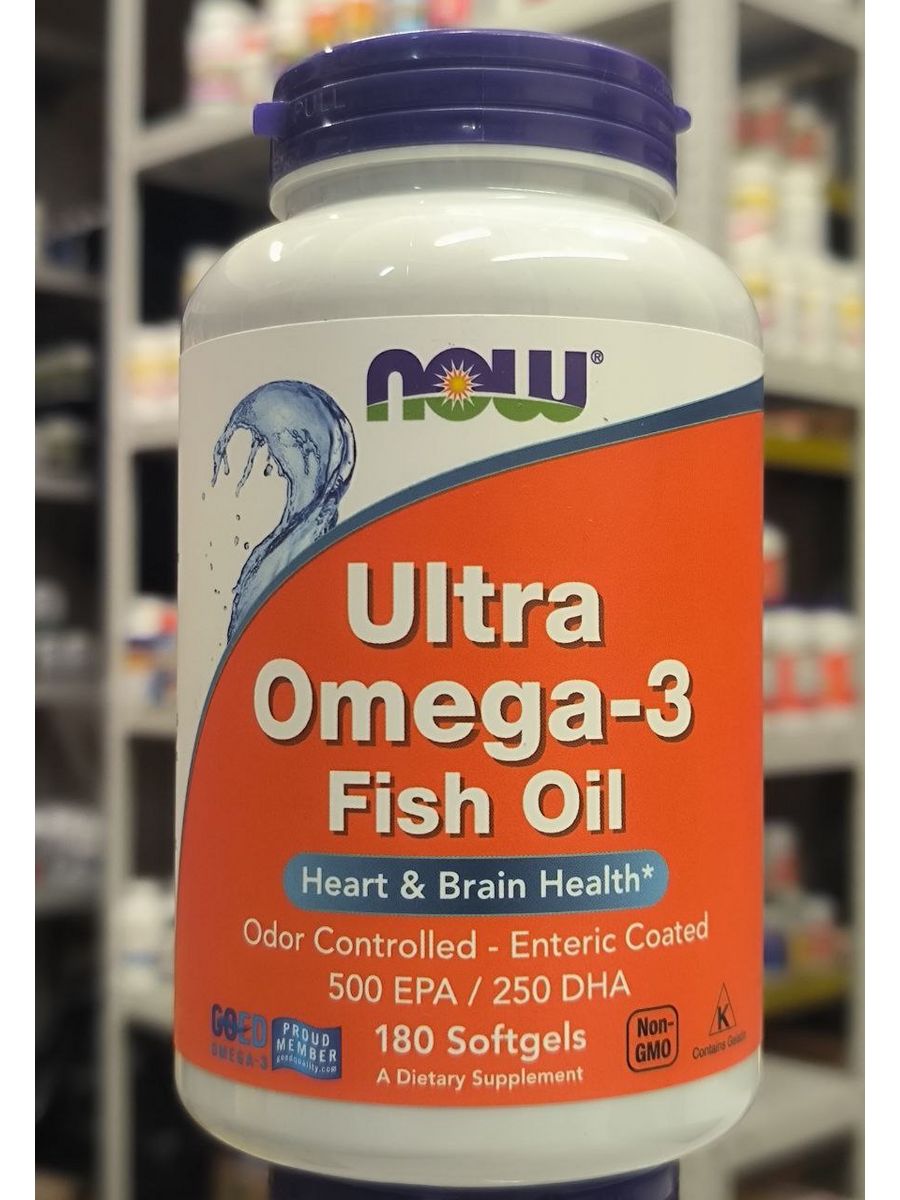 Ultra omega 3 капсулы now