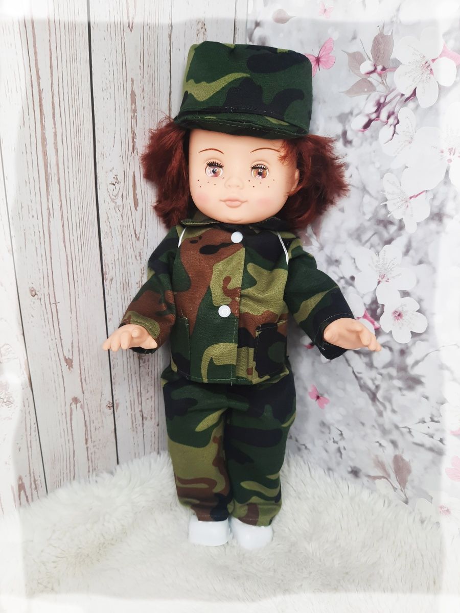 Кукла военный. Кукла Ëричи Боевая. Кукла военный крючком.