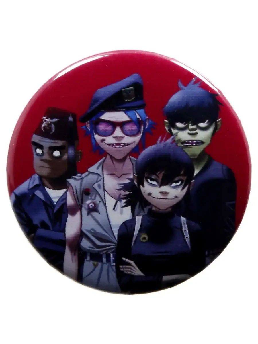 Значок Gorillaz группа (433) РОК-ПОЗИТИФ 162330302 купить за 169 ₽ в  интернет-магазине Wildberries