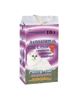 Наполнитель комкующийся (фиолетовый) 10л PUSSY-CAT 162360772 купить за 464 ₽ в интернет-магазине Wildberries