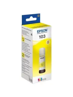 Оригинальные чернила 103 (C13T00S44A), желтый (Yellow) Epson 162380031 купить за 885 ₽ в интернет-магазине Wildberries