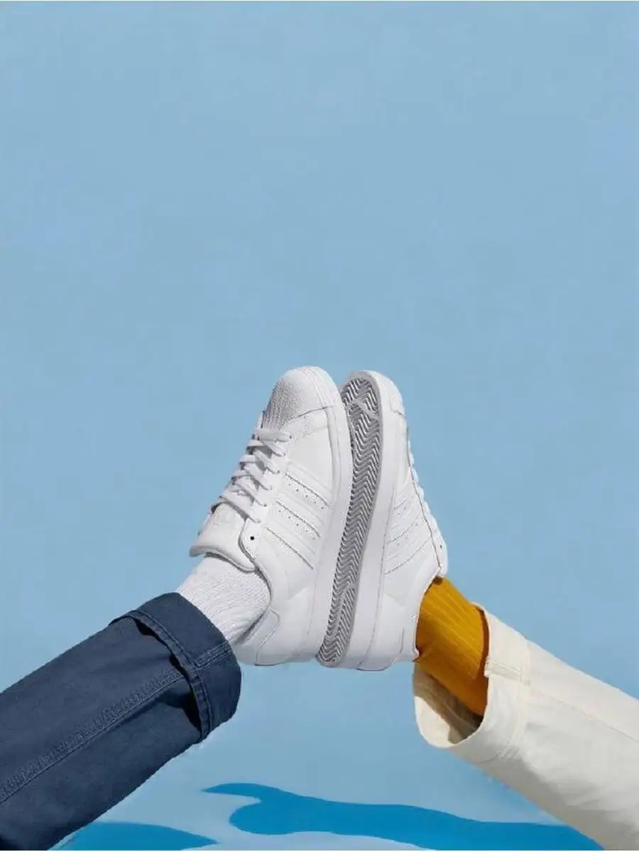 Adidas all sale white superstars