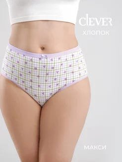 Трусы женские хлопковые высокие CLEVER WEAR 162395249 купить за 308 ₽ в интернет-магазине Wildberries