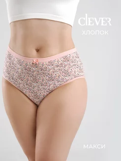 Трусы женские хлопковые высокие CLEVER WEAR 162395250 купить за 325 ₽ в интернет-магазине Wildberries