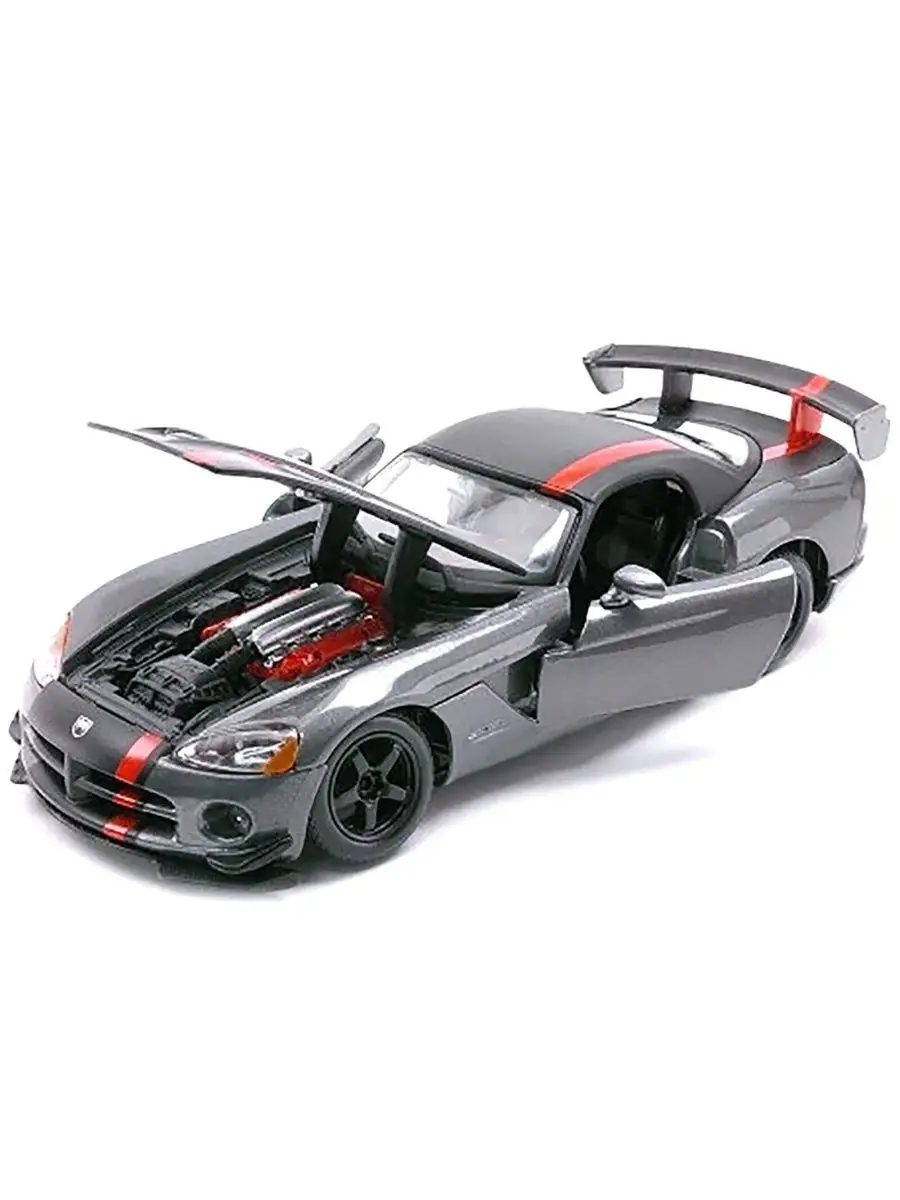 Машина Dodge Viper SRT 10 ACR 1:24 черный/серый 18-22114 Bburago 162396606  купить за 2 716 ₽ в интернет-магазине Wildberries