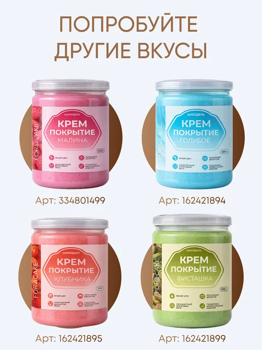 Шокодель Ганаш крем для торта готовый начинка белый шоколад 250 г, 500 г, фото 8