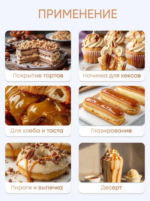 Шокодель Соленая карамель для торта, готовый крем ганаш 500 г, 500 г, фото 4