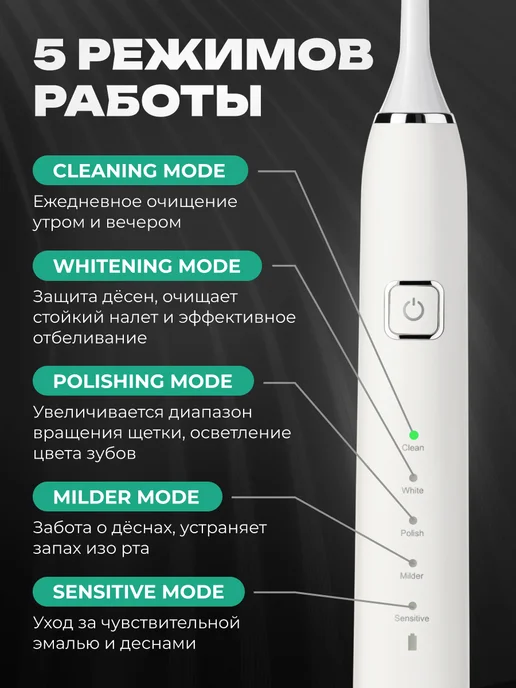 Aquavex Электрическая зубная щетка для полости рта, вариант, фото 7