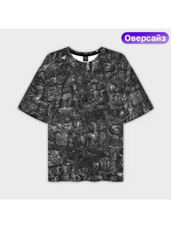 футболка oversize 3d Elysium art Vsemaykiru 162461194 купить за 1 294 ₽ в интернет-магазине Wildberries