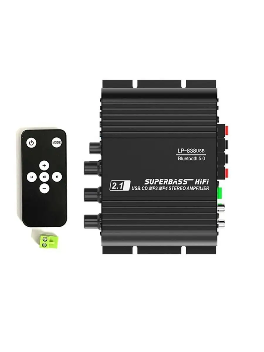 Аудио усилитель Lepy LP-838 USB Vortex 162465520 купить за 1 554 ₽ в  интернет-магазине Wildberries