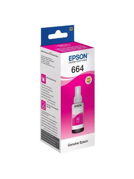 Epson 664 Оригинальные чернила C13T66434A пурпурный Великобритания