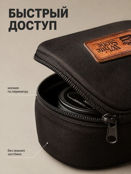 Белый камень Сумка для катушек рыбацкая органайзер рыболовный, белый, фото 7