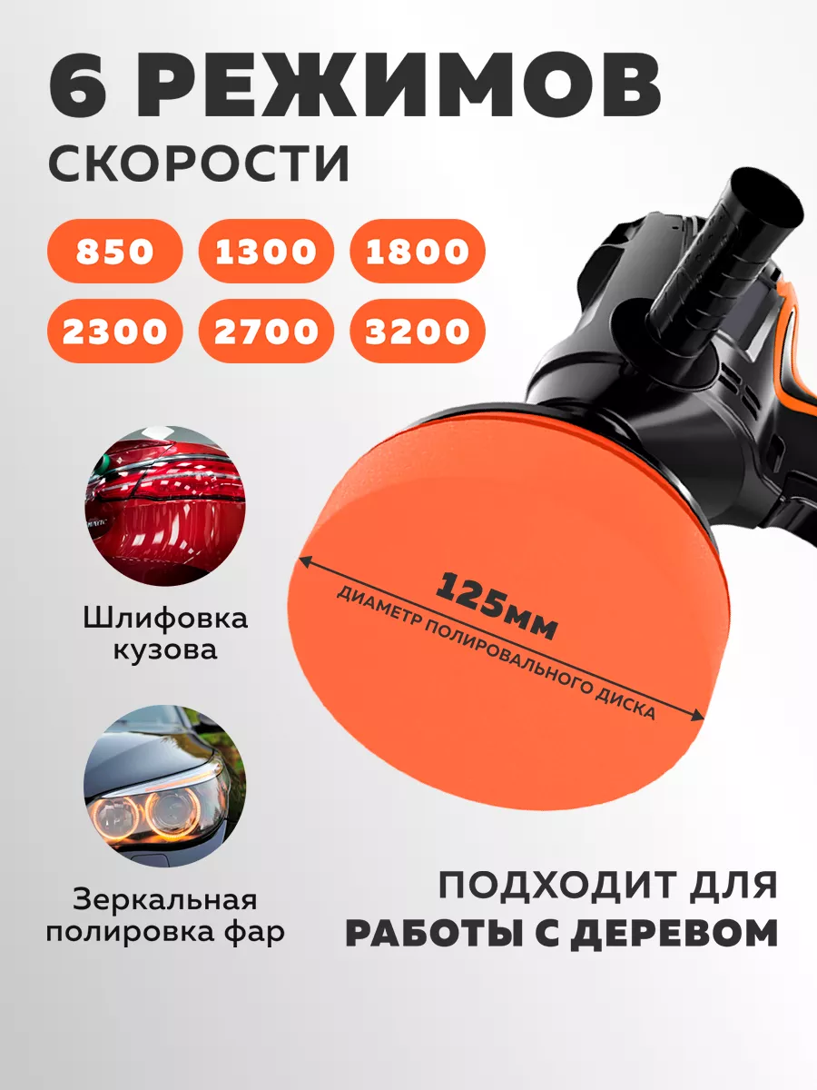 Полировальная машина для автомобиля Nalan 980 Вт Vortex 162470136 купить за  4 431 ₽ в интернет-магазине Wildberries