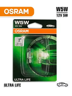 Габаритная лампа накаливания W5w Osram 162495472 купить за 264 ₽ в интернет-магазине Wildberries