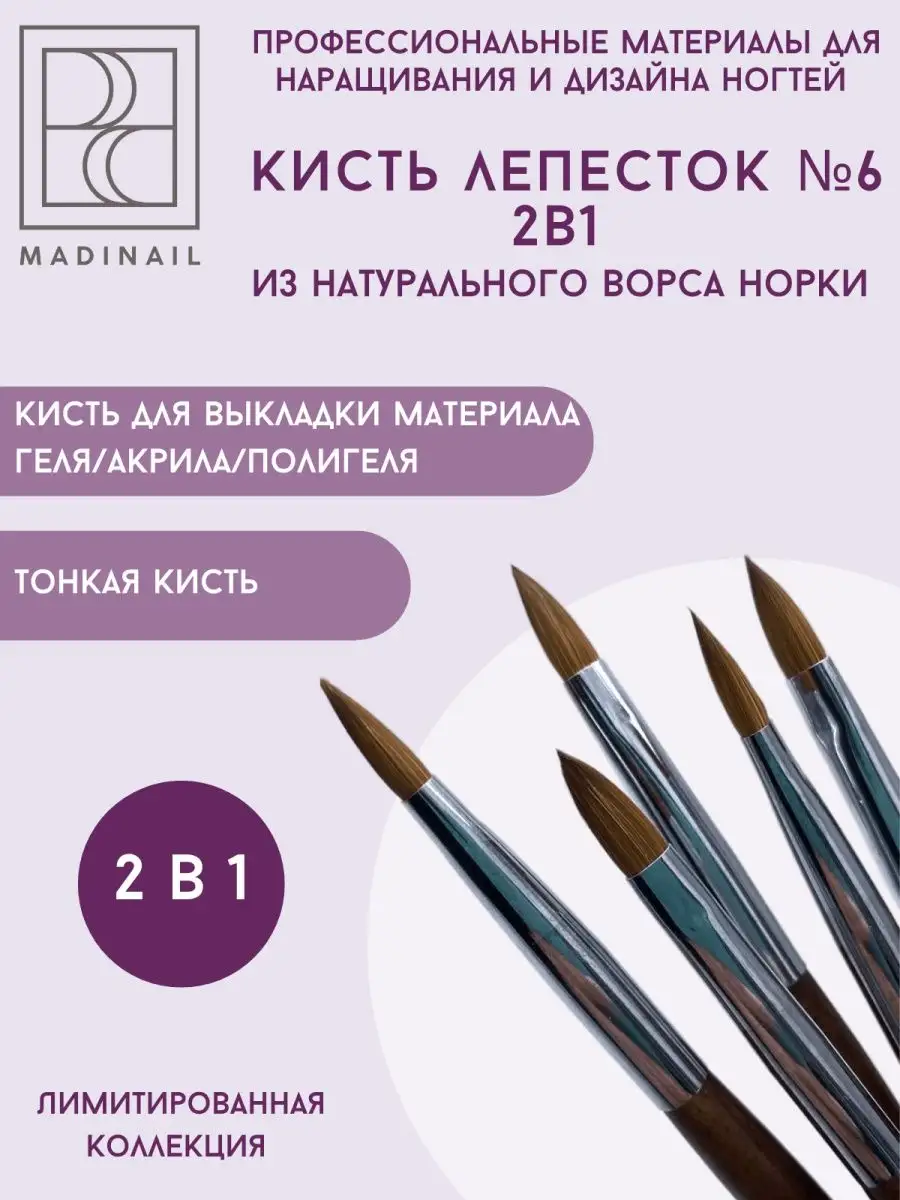 Художественные кисти со смешанной щетиной купить по выгодной цене в интернет магазине Hanaru