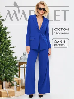 Костюм брючный палаццо Martlet 162524376 купить за 3 534 ₽ в интернет-магазине Wildberries