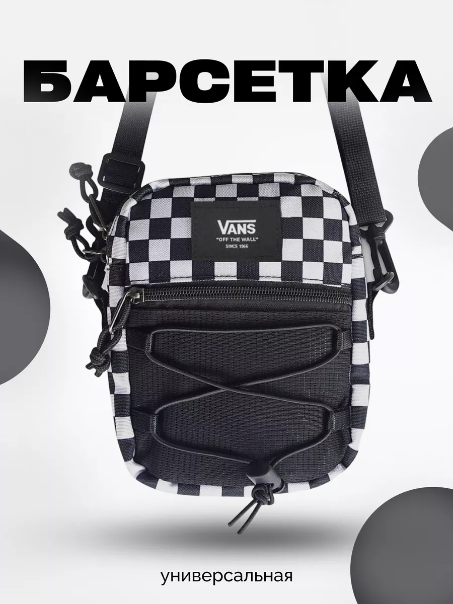 Vans bail shoulder bag black sale