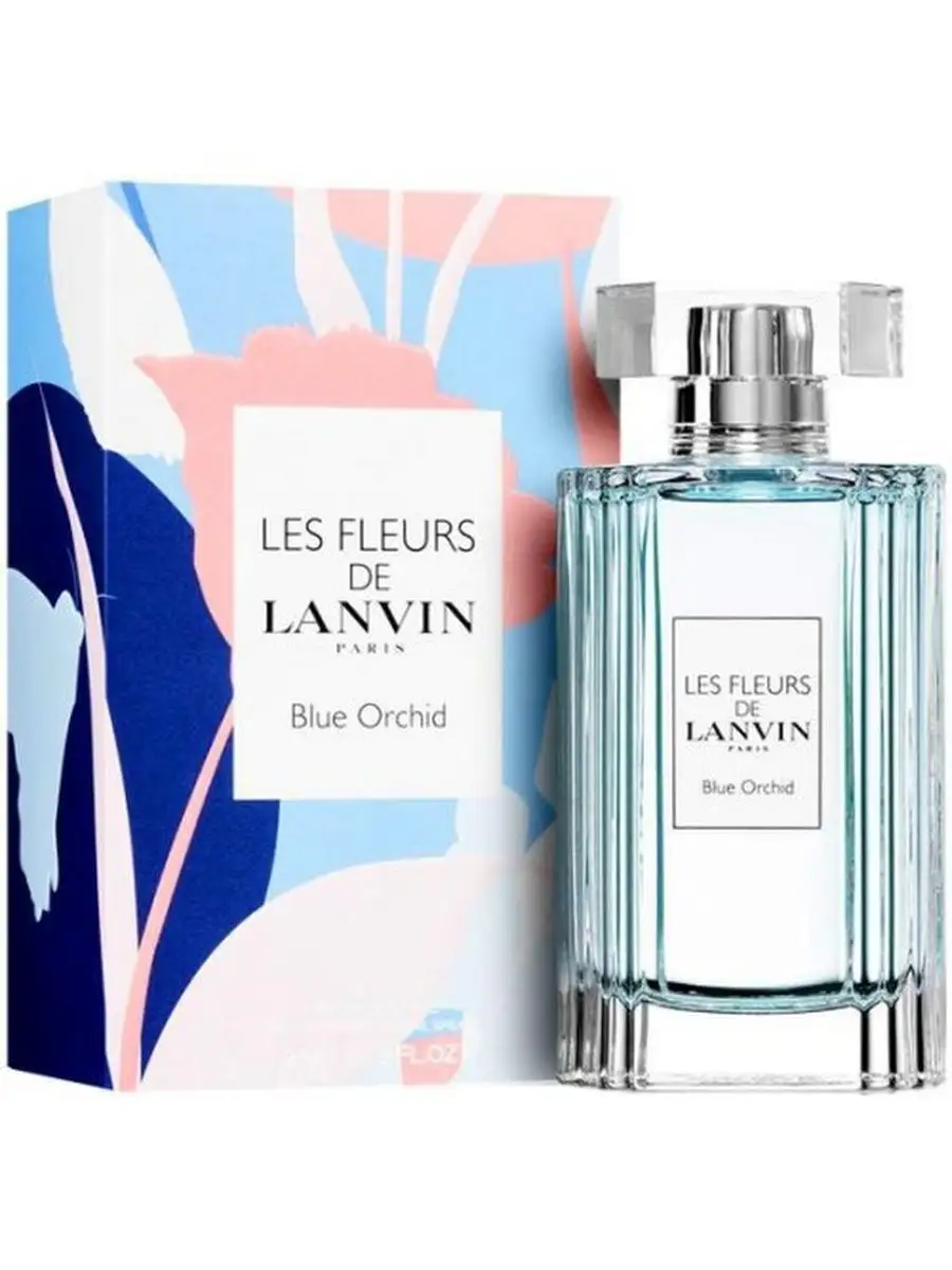 BLUE ORCHID Les Fleurs Ланвин Голубая Орхидея edt 90 мл LANVIN 162539853  купить за 4 297 ₽ в интернет-магазине Wildberries