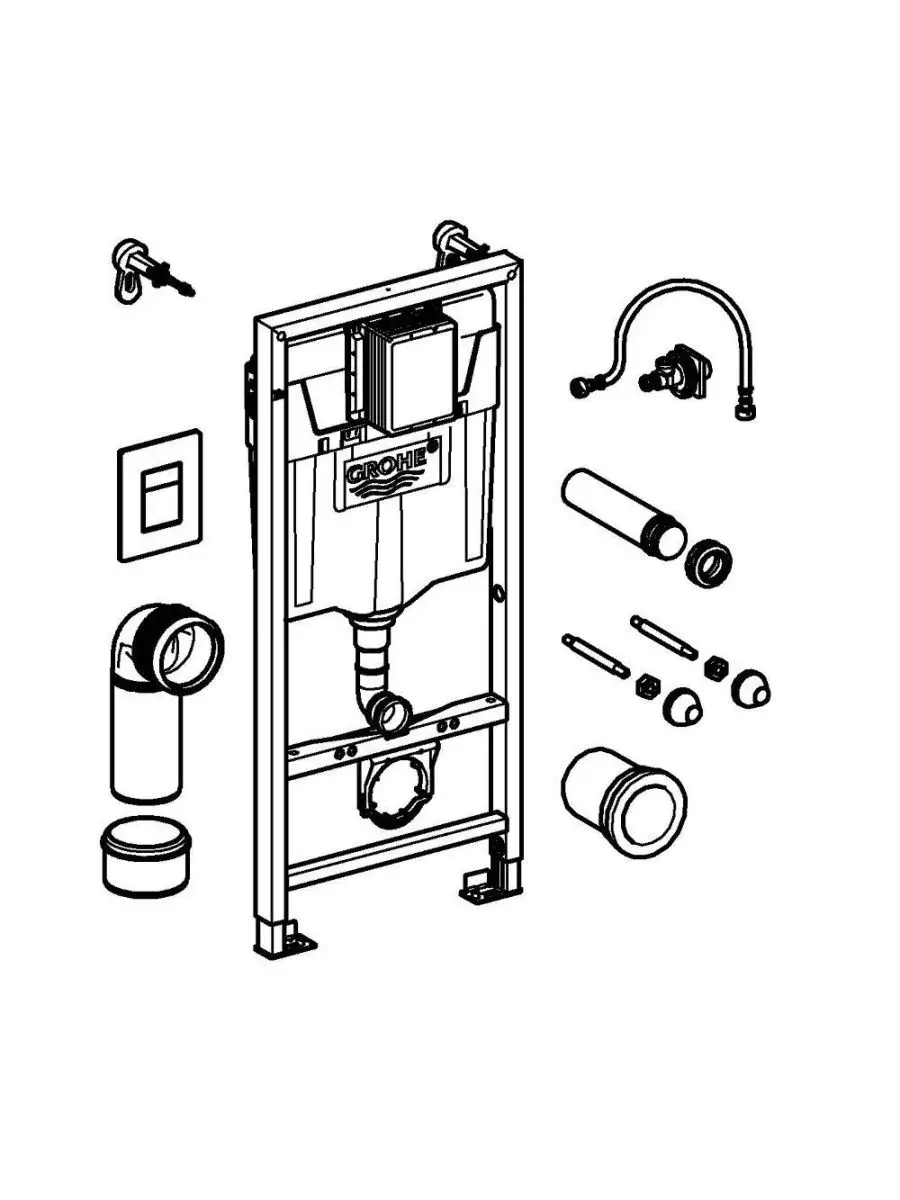 Инсталляция разбор. Rapid SL монтажная система 38536001. Система инсталляции для унитазов Grohe Rapid SL. Grohe Rapid SL [38722001].