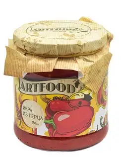 Икра из перца 460 гр ARTFOOD 162631655 купить за 363 ₽ в интернет-магазине Wildberries