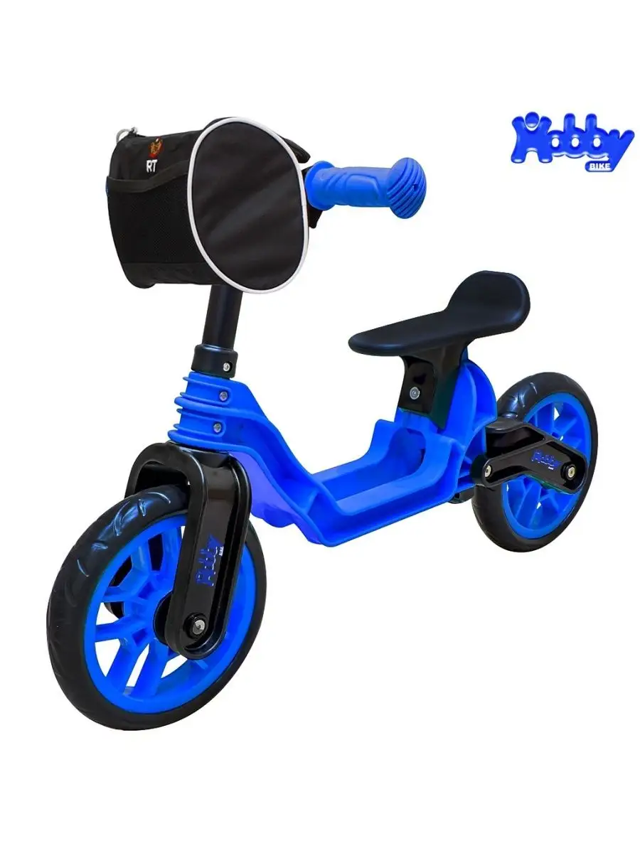 ОР503 Беговел Hobby bike Magestic blue black ORION TOYS 162644287 купить за  4 065 ₽ в интернет-магазине Wildberries