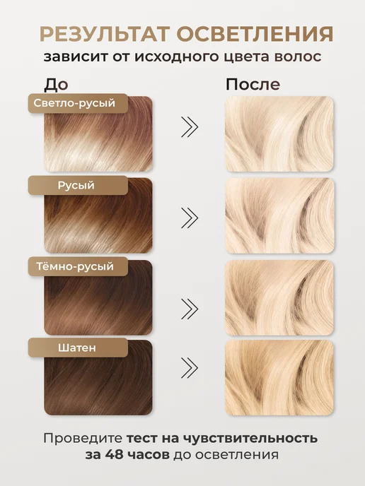 Essem Hair Studio Professional Осветлитель для волос до 8-10 уровней, краска блонд, краска блонд, фото 3