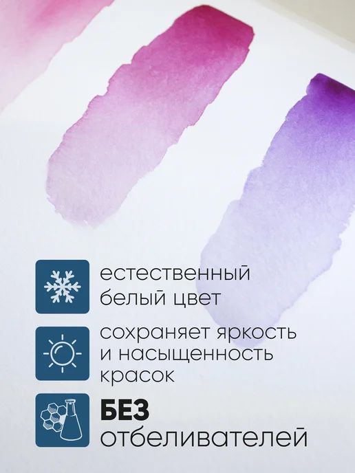 Гамма Альбом для акварели на спирали А5, белый, фото 4
