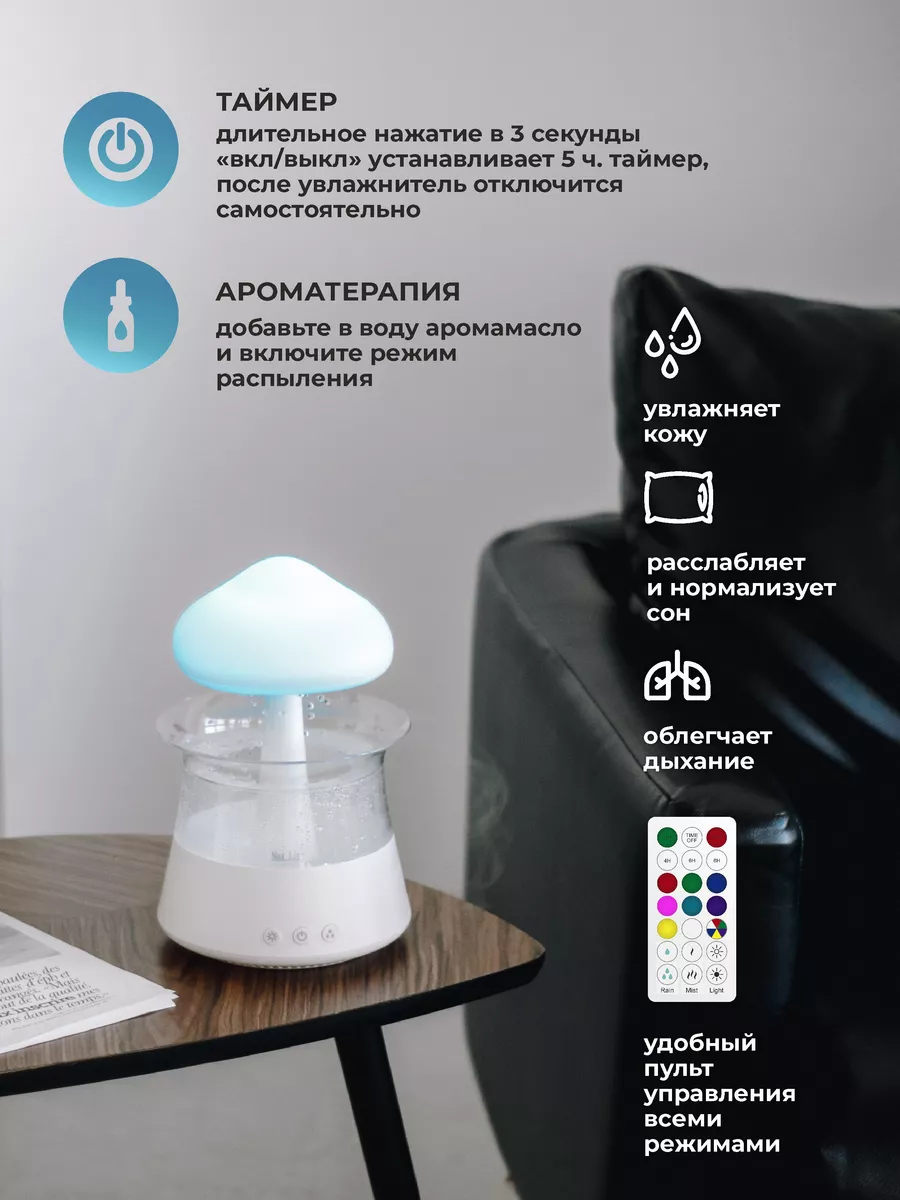 Увлажнитель Аромадиффузор с пультом SmartCare 162730589 купить за 1 940 ₽ в  интернет-магазине Wildberries