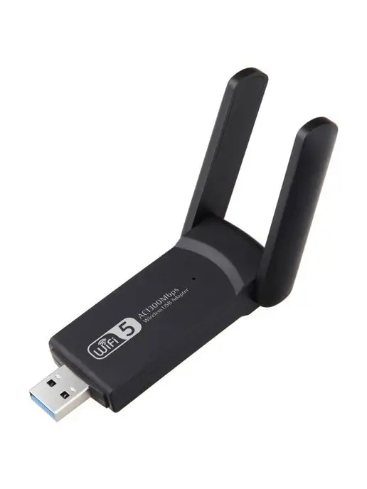 Qoltec Wi-Fi USB adapter with antenna wireless