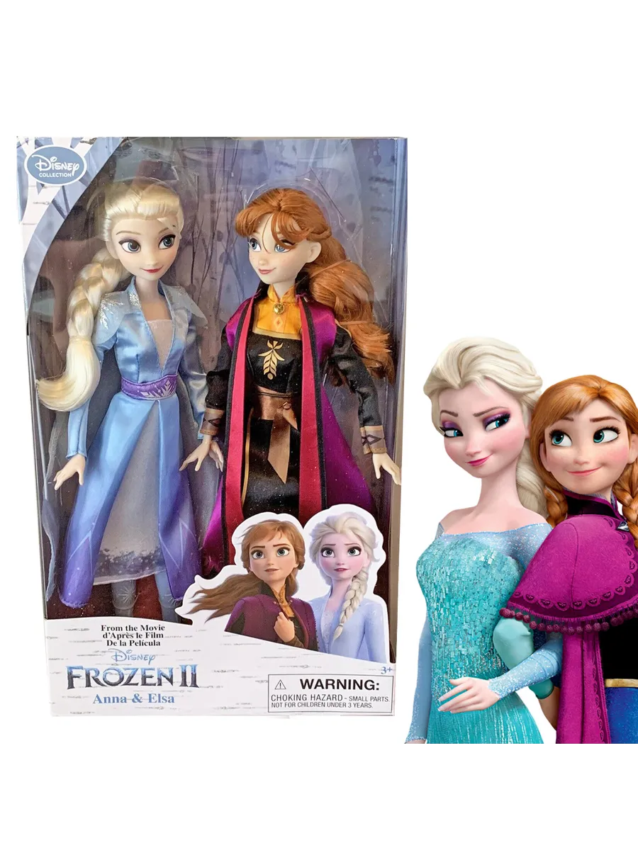 Кукла Эльза и Анна Холодное сердце, 30см FROZEN 162767909 купить за 3 164 ₽  в интернет-магазине Wildberries