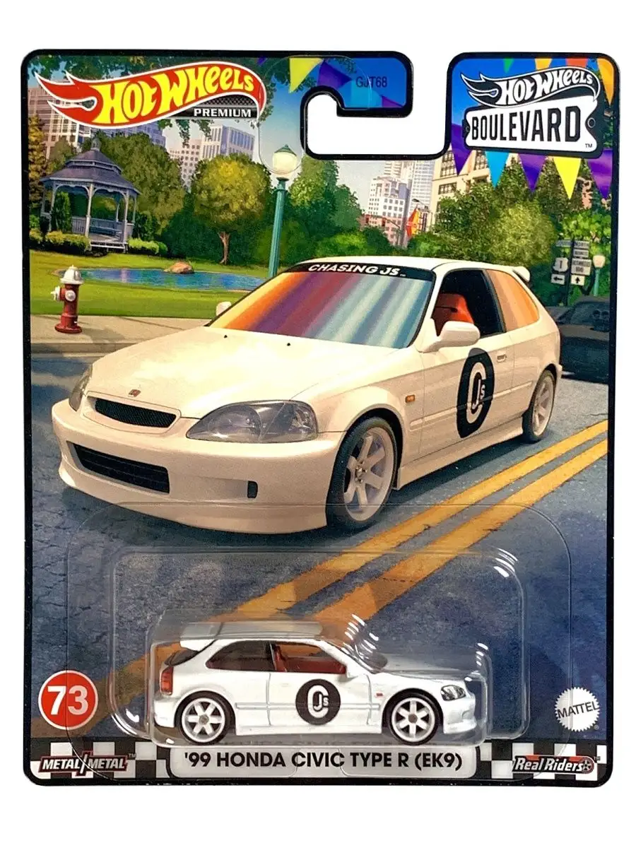 Машинка Hot Wheels Premium 99 Honda Civic Type R (EK9) Hot Wheels 162774381  купить в интернет-магазине Wildberries