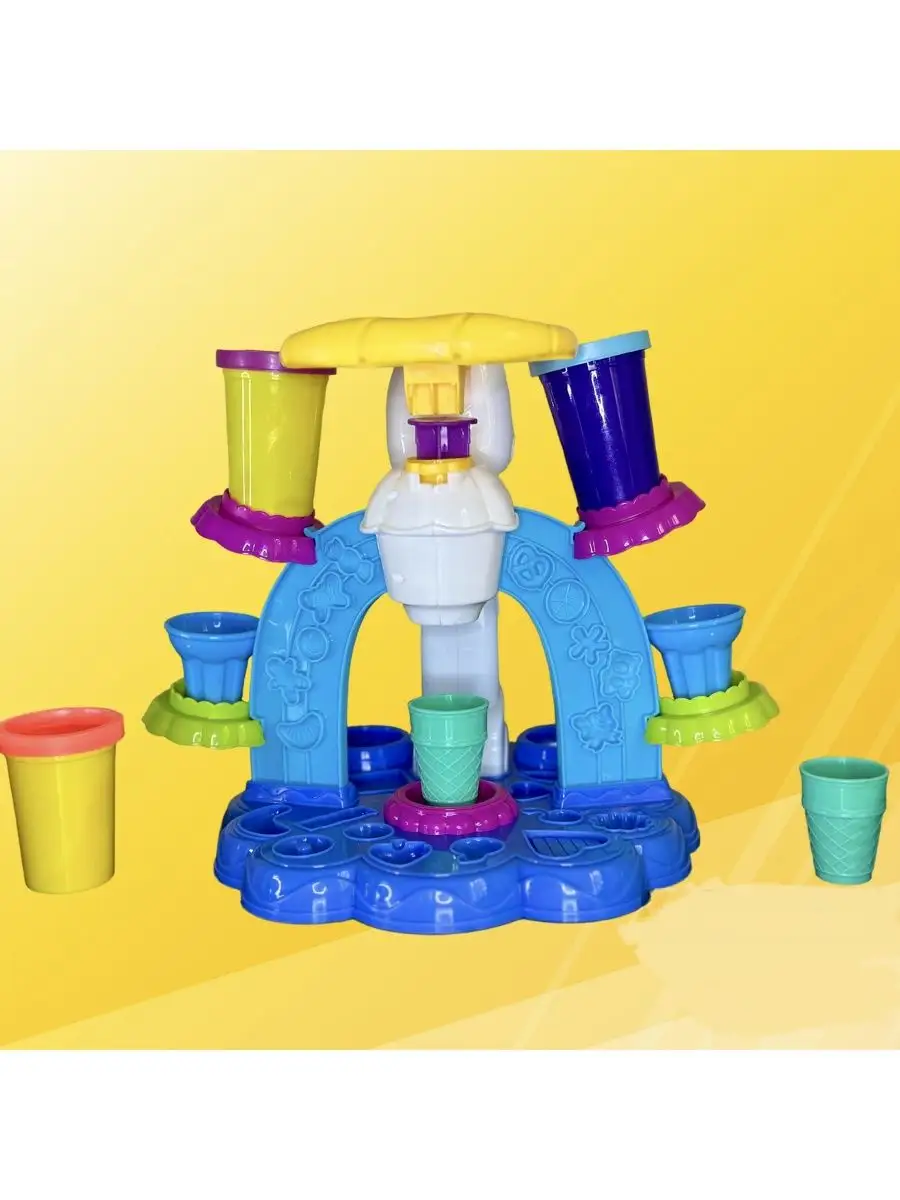 Фабрика мороженого мягкий пластилин play doh PLAY-DOH 162848838 купить в  интернет-магазине Wildberries