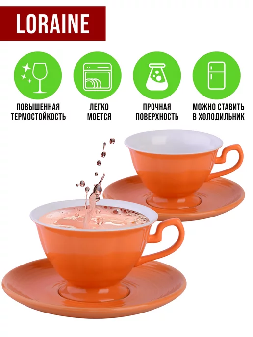 Чайный сервиз на 6 персон подарочный - фото 4