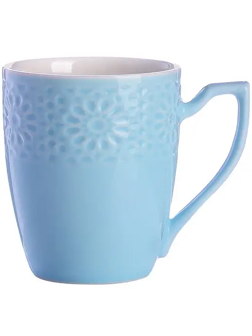 Кружки для чая набор 6 штук фарфор на подставке - фото 7