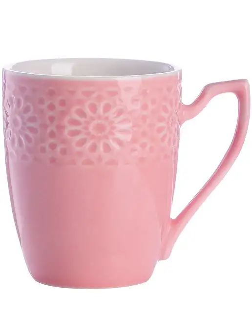 Кружки для чая набор 6 штук фарфор на подставке - фото 7