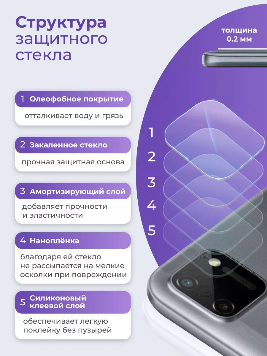 Защитное стекло на камеру Honor X9A Yookie 162899539 купить в  интернет-магазине Wildberries