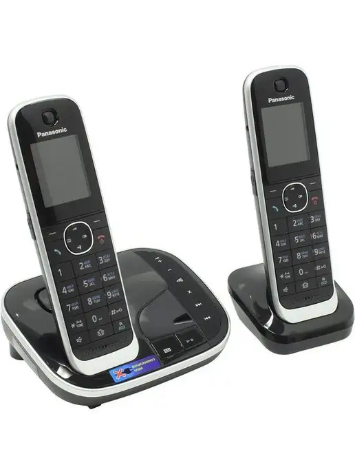 Panasonic Беспроводной телефон KX-TGJ322RUB черный, черный, фото 3