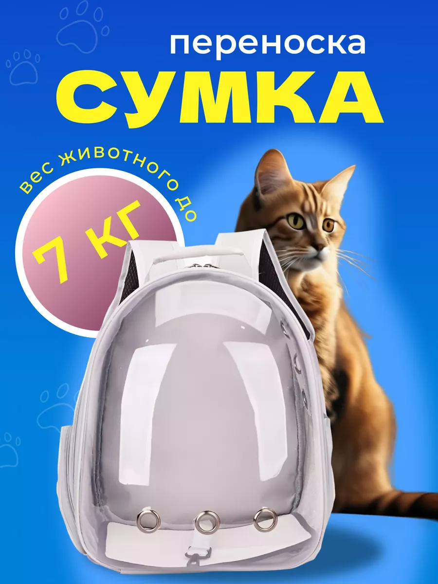 Рюкзак переноска для кошек и собак с окном