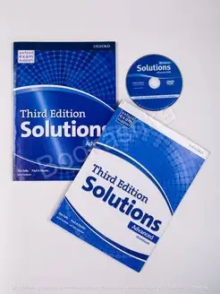 Комплект Solutions Advanced, Students Book+Workbook+CD Oxford 162934993 купить за 2 348 ₽ в интернет-магазине Wildberries