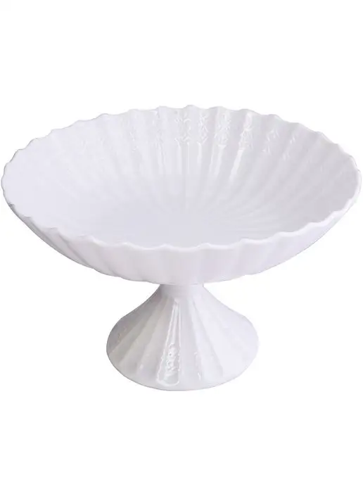 Ваза для фруктов, конфет на ножке фарфор - фото 10