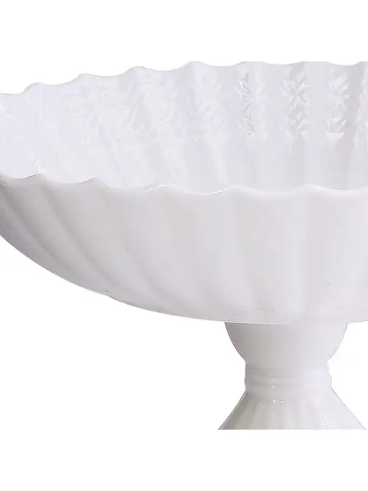 Ваза для фруктов, конфет на ножке фарфор - фото 11