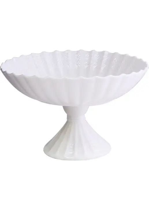 Ваза для фруктов, конфет на ножке фарфор - фото 9