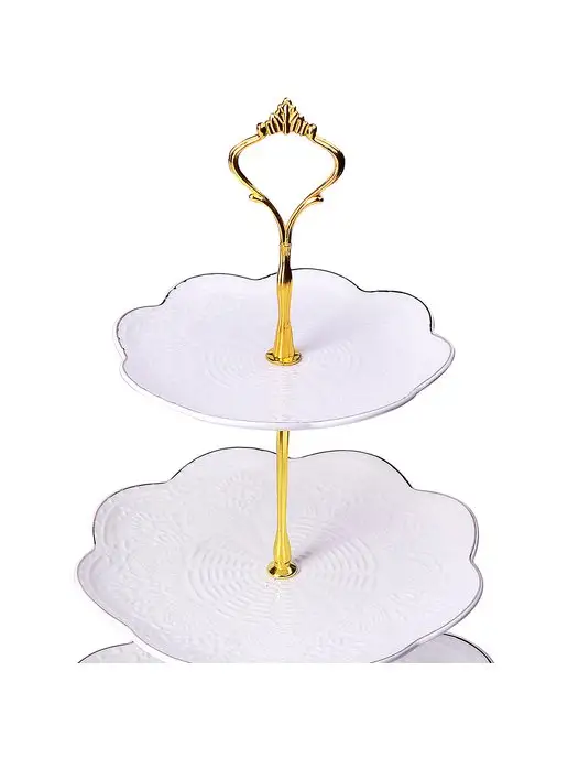 Фруктовница конфетница сервировочная 3 яруса - фото 6