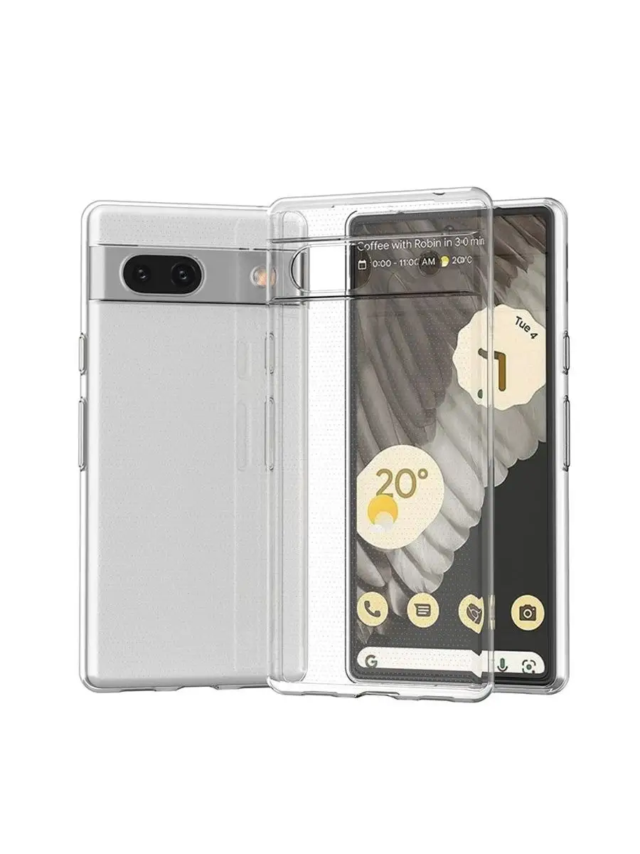 Тонкий силиконовый чехол для Google Pixel 7A Caseport 162949545 купить за  192 ₽ в интернет-магазине Wildberries