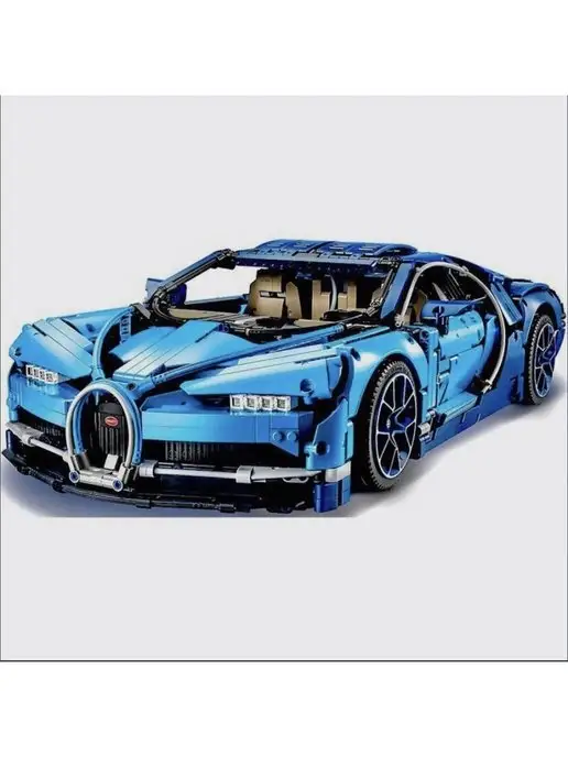 LEGO Конструктор автомобиль Техник "Бугатти Широн", голубой, фото 3